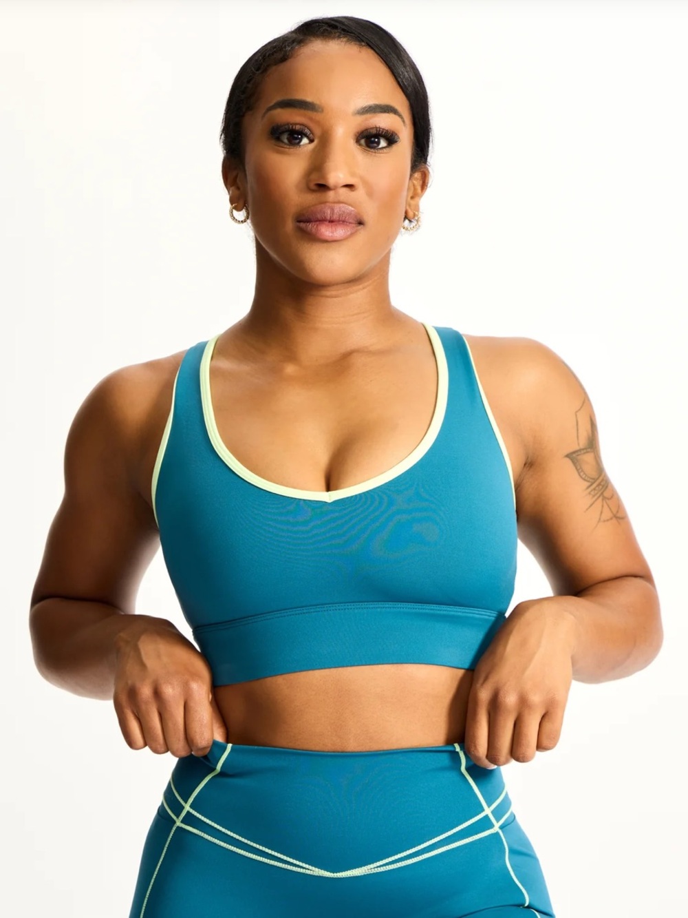 NWT BuffBunny Airbrush Maraschino Sports Bra
